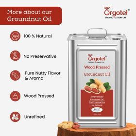 Cold Pressed Groundnut Cooking Oil