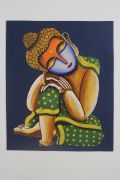 Rajasthan Couples paintings | Acrylic Paintings