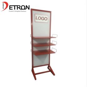 Flooring grocery pegboard metal stand