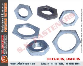 CHECK NUTS / JAM NUTS Manufacturers Exporters Whol