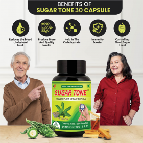 Sugartone Diabetes Control 30 Veg Capsules