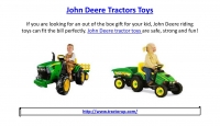 John deere tractors toys
