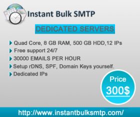 SMTP dedicated server can help to promote