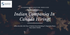 Indian Companies In Canada Hiring