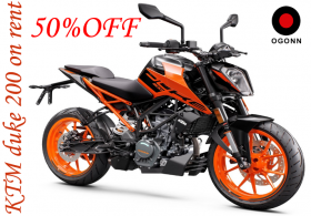 KTM Bike on rent in Lucknow