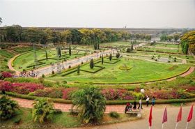 The KRS dam and Brindavan Gardens