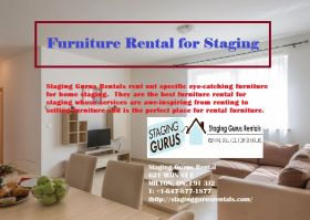 Furniture Rental for Staging