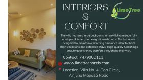 Modern Private Pool Villa Near Anjuna for Stylish 