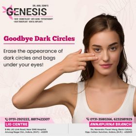 Dark Circle Treatment in Indore | Genesis Cosmetol