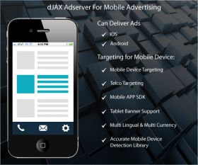 dJAX Mobile Ad Server