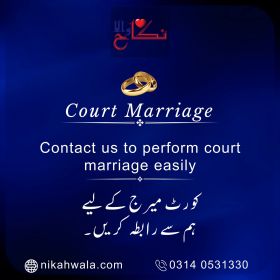 Court Marriage in Pakistan