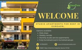 Best Studio Service Apartments Near Artemis Hospit