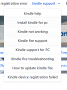 my kindle support