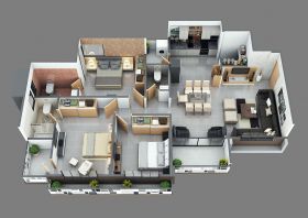 3D Floor Plan Rendering Services