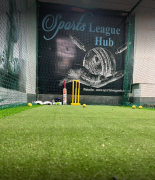 100 overs- Indoor Cricket net practice