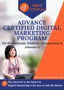 Advance Certified Digital Marketing Program