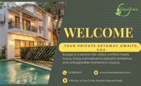 Tropical Seaside Villa with Private Pool in Anjuna