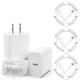 3 Pack iPhone Fast Charger