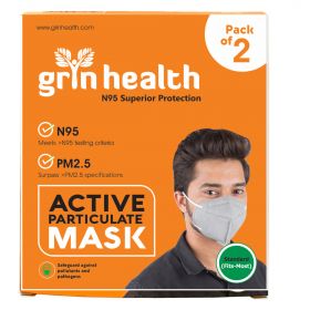 Grin Health Mask - N95 Protective Half Face Mask