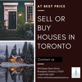 Sell or buy houses in Toronto at the best price.