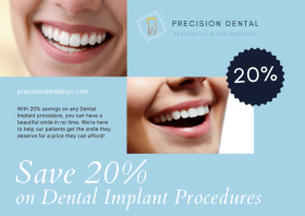 SAVE 20% ON DENTAL IMPLANT PROCEDURES