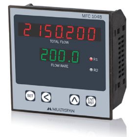 MULTISPAN- FLOW RATE INDICATOR CUM TOTALISER 