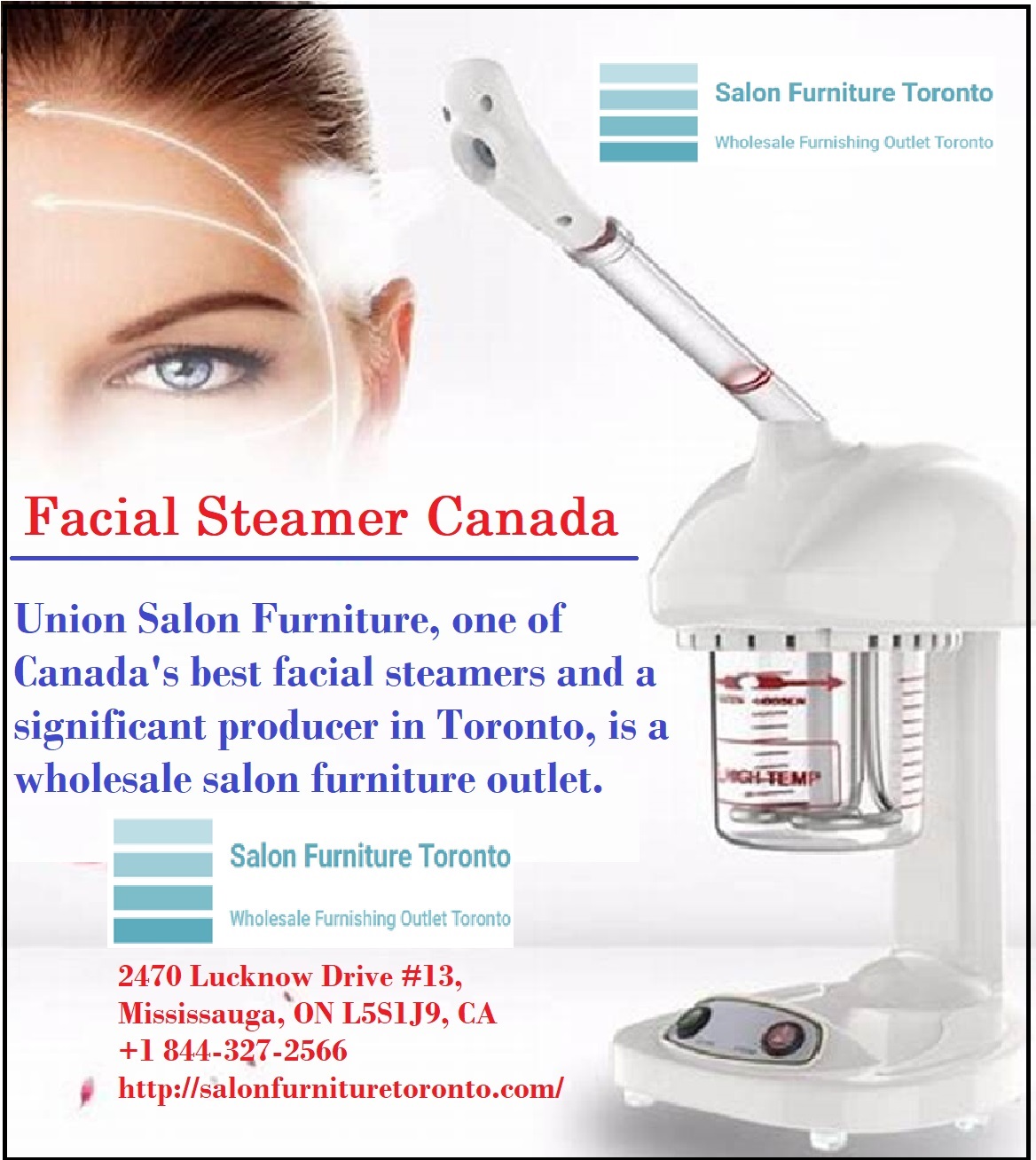 Facial Steamer Canada | Salon Furniture Toronto