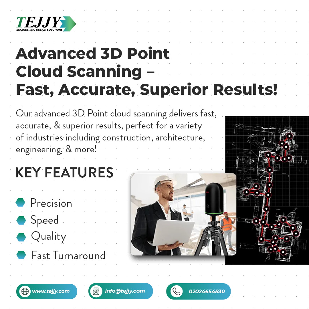 Advanced 3D Point Cloud Scanning – Fast, Accurate, Superior Results!