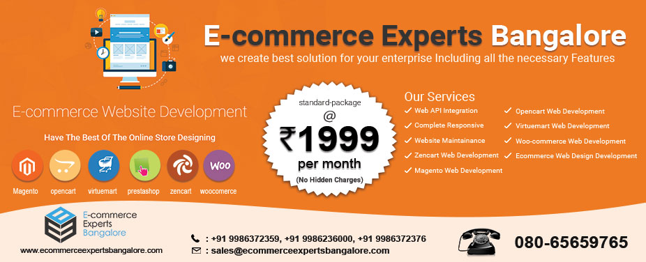 Ecommerce Experts Bangalore Company Design Eye Catchy Website
