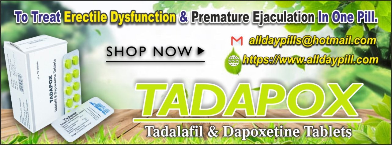 Tadalafil dapoxetine l Tadalafil 20mg Tablets