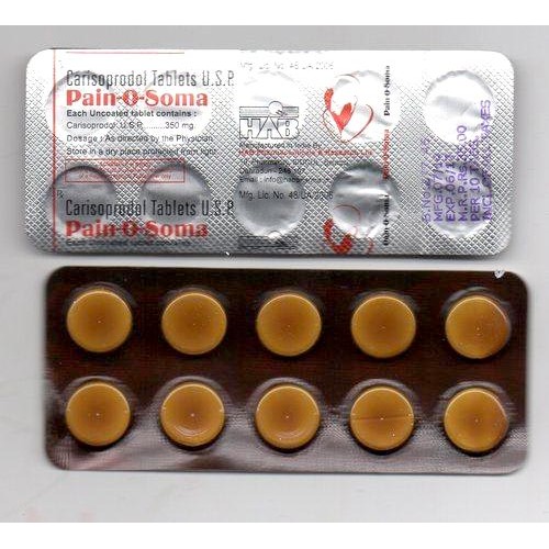 Buy PAIN O SOMA 350 MG Tablet in USA at Our Store for Genuine Products