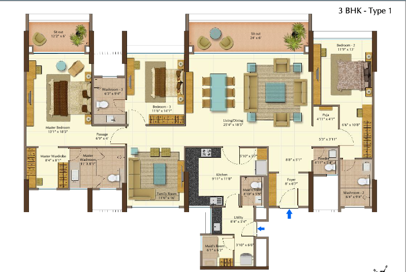 Peninsula Heights at JP Nagar Bangalore