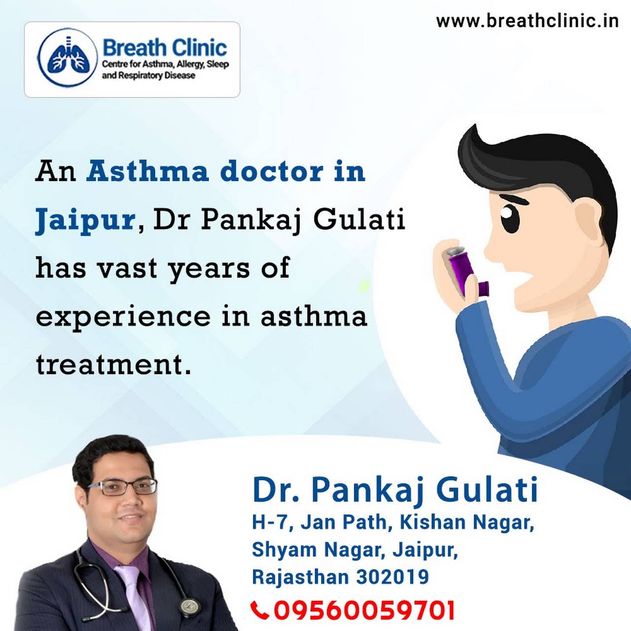 Dr. Pankaj Gulati - Asthma specialist and the best Pulmonologist near me