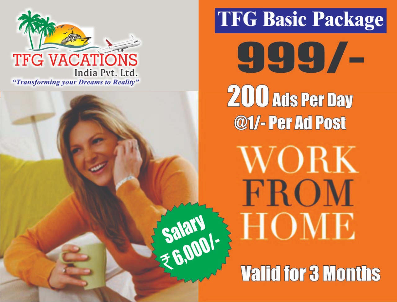 Part time/Full time jobs For fresher/Students Only