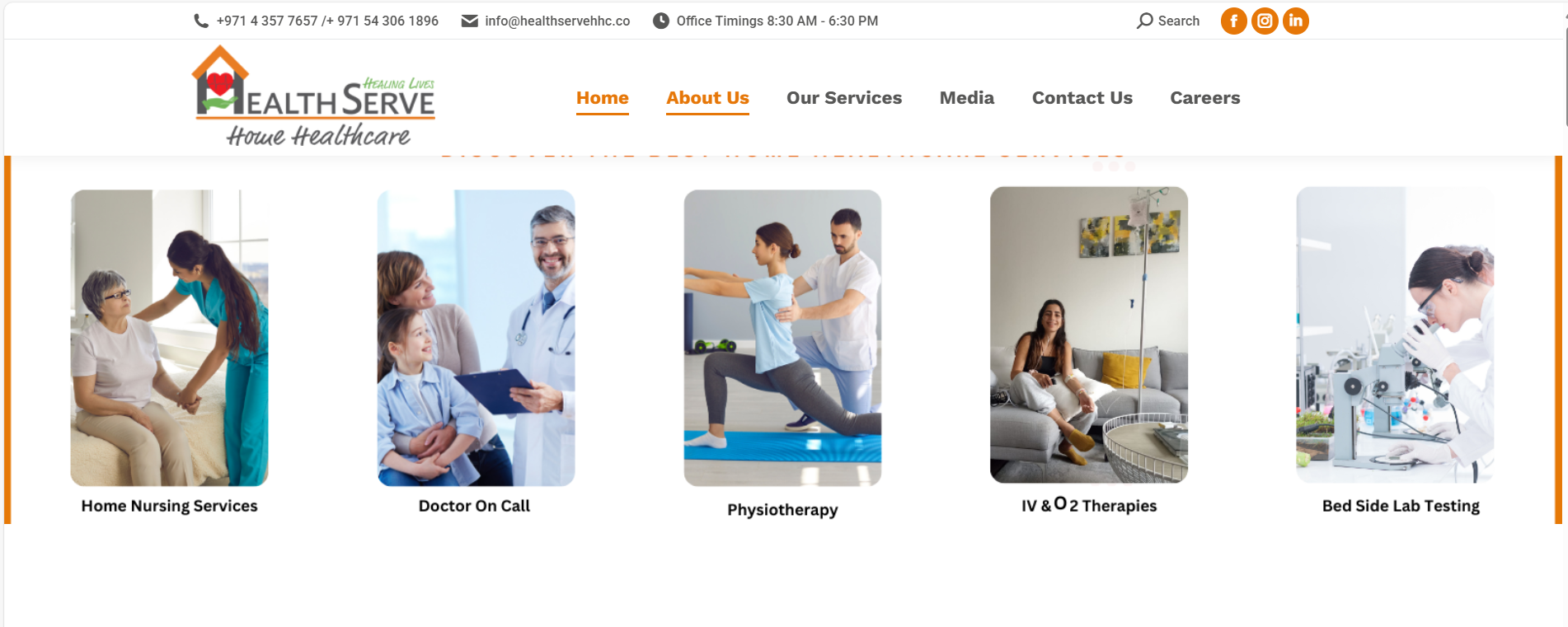 Physiotherapy & Nursing Care at Home – HealthServe Home Health Care Dubai