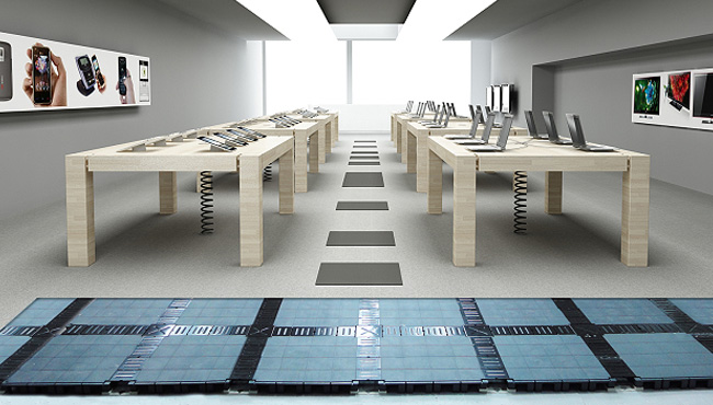 Low Profile Cable Management Flooring