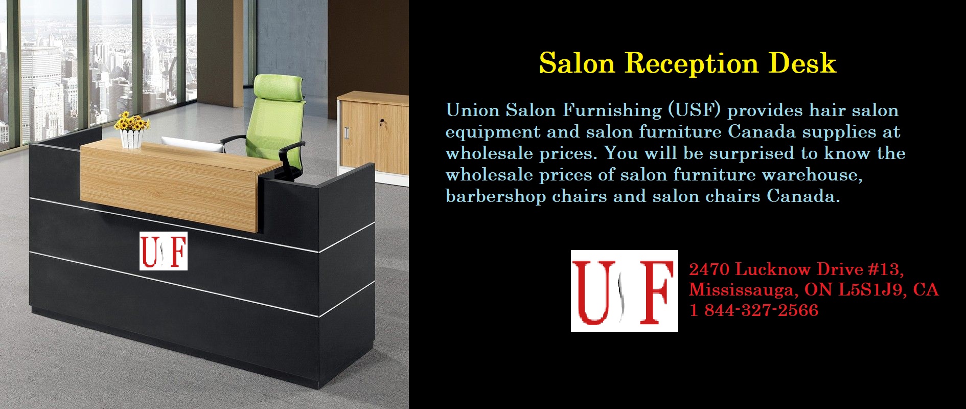 Union Salon Furnishing | Salon Reception Desk | USF