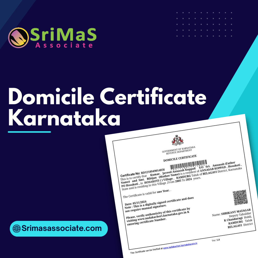 How to Apply for Domicile Certificate in Karnataka Online