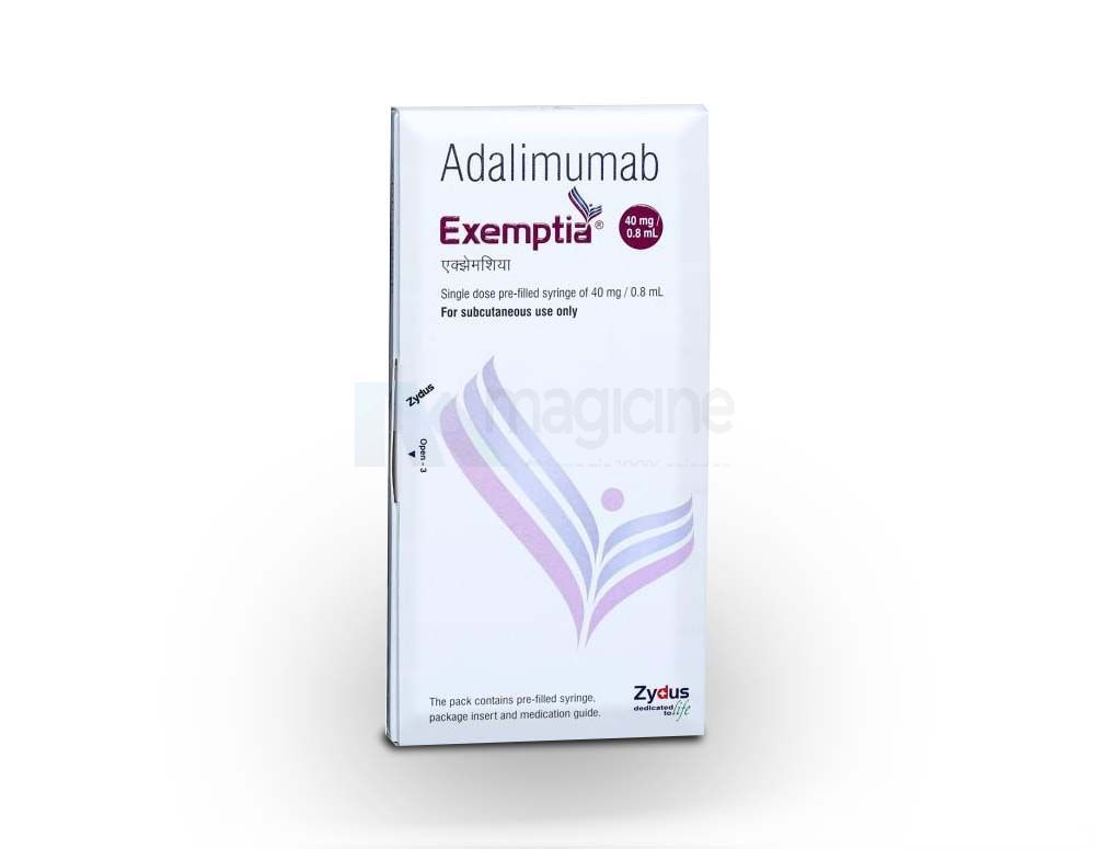 Rheumatoid arthritis treatment with exemptia injection