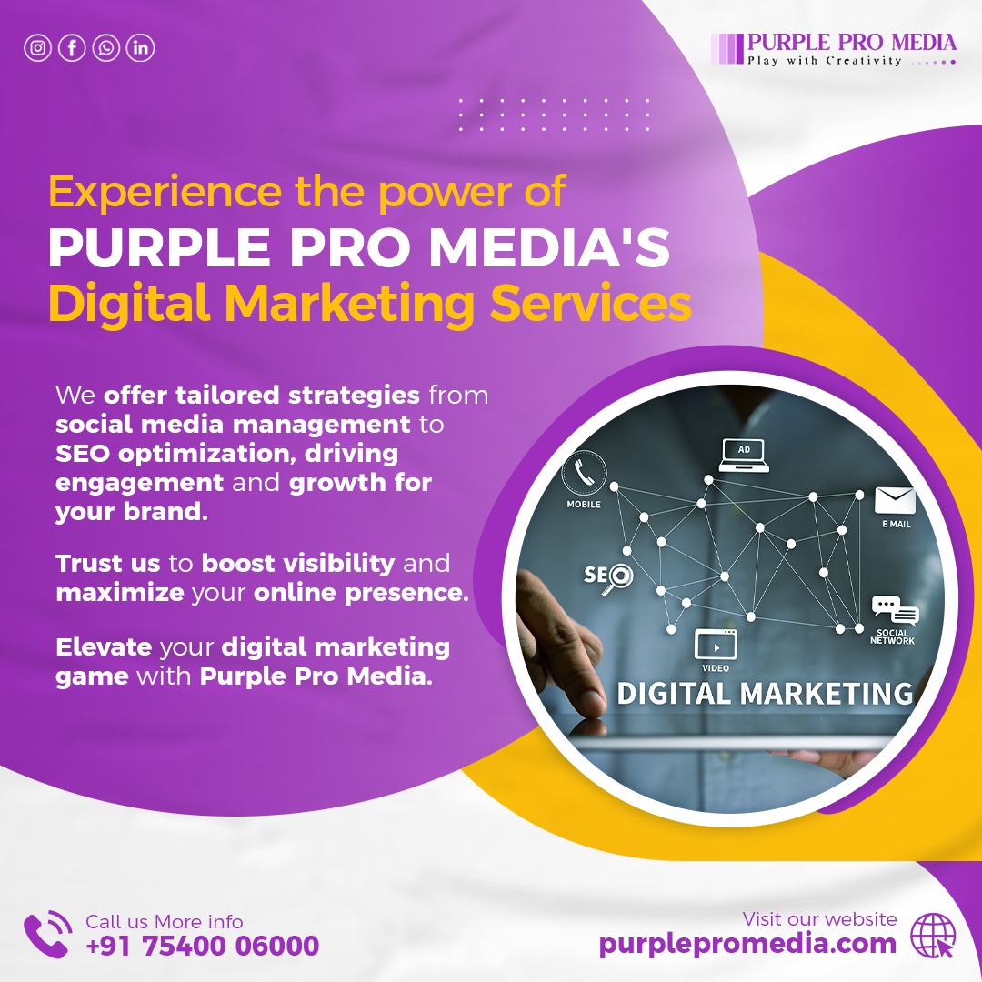 Purple Pro Media - Digital Marketing Services in Coimbatore