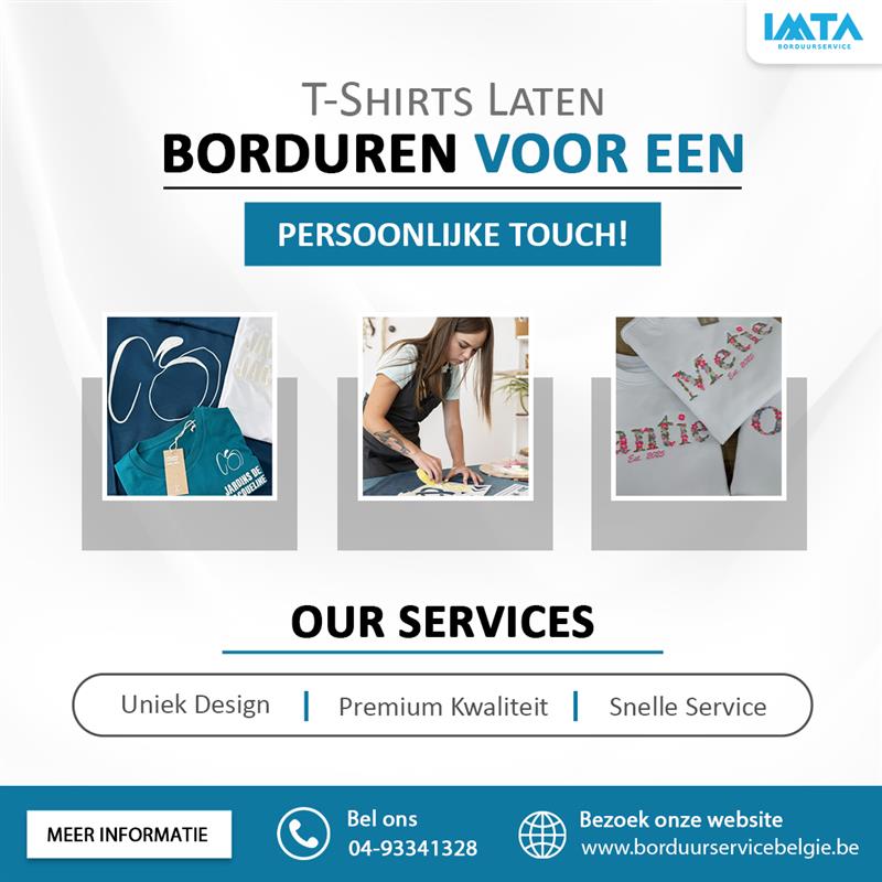 T-Shirts Laten Borduren voor een Persoonlijke Touch!