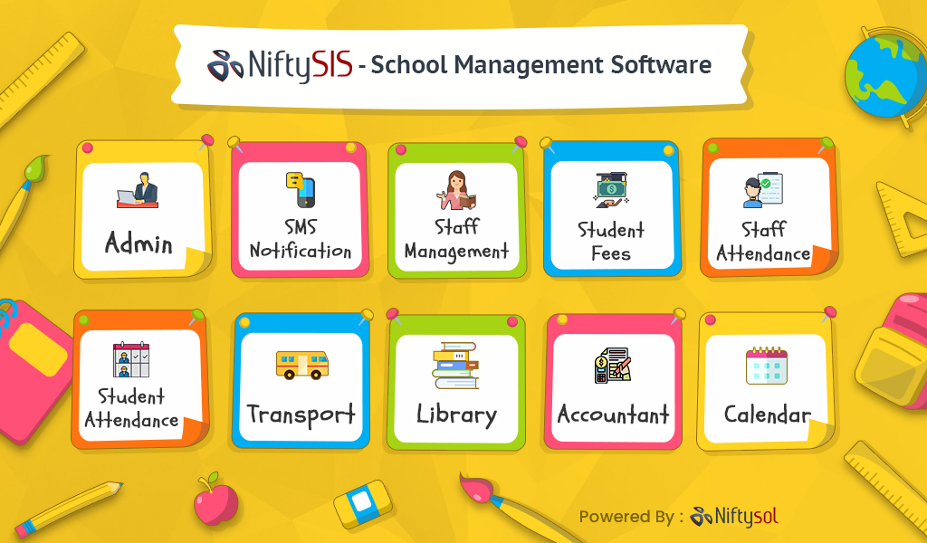 How to school management software work?