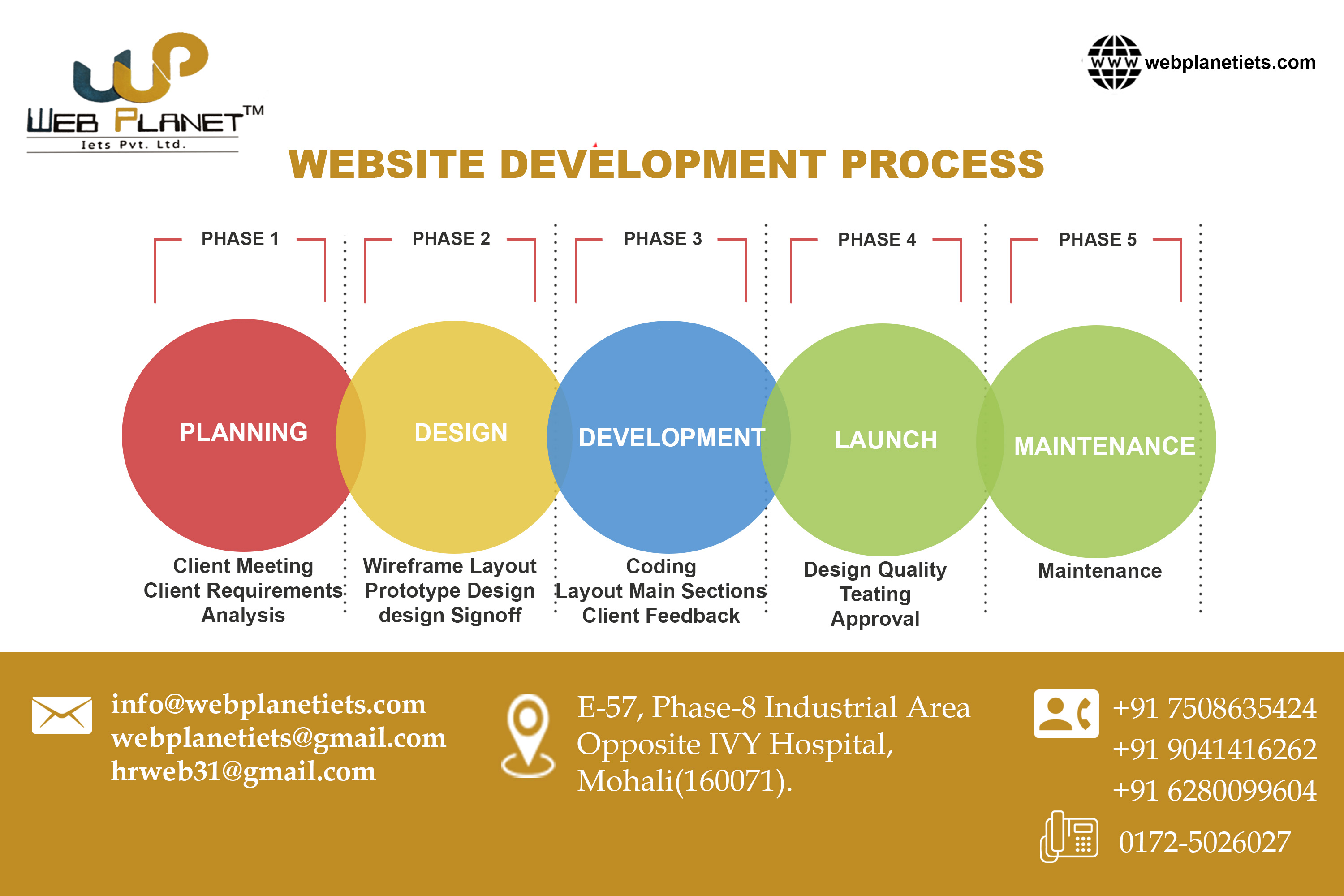 Website Development in Mohali, Web Development Company In Chandigarh