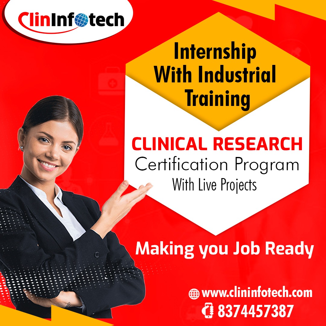Best Clinical Research Institute - Clinical Research course With Assured Placements