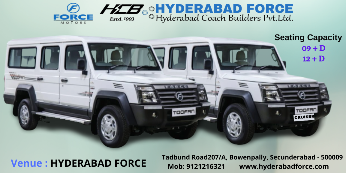 Hyderabad Force Motors - Gurkha | Traveller | Trax | Toofan.