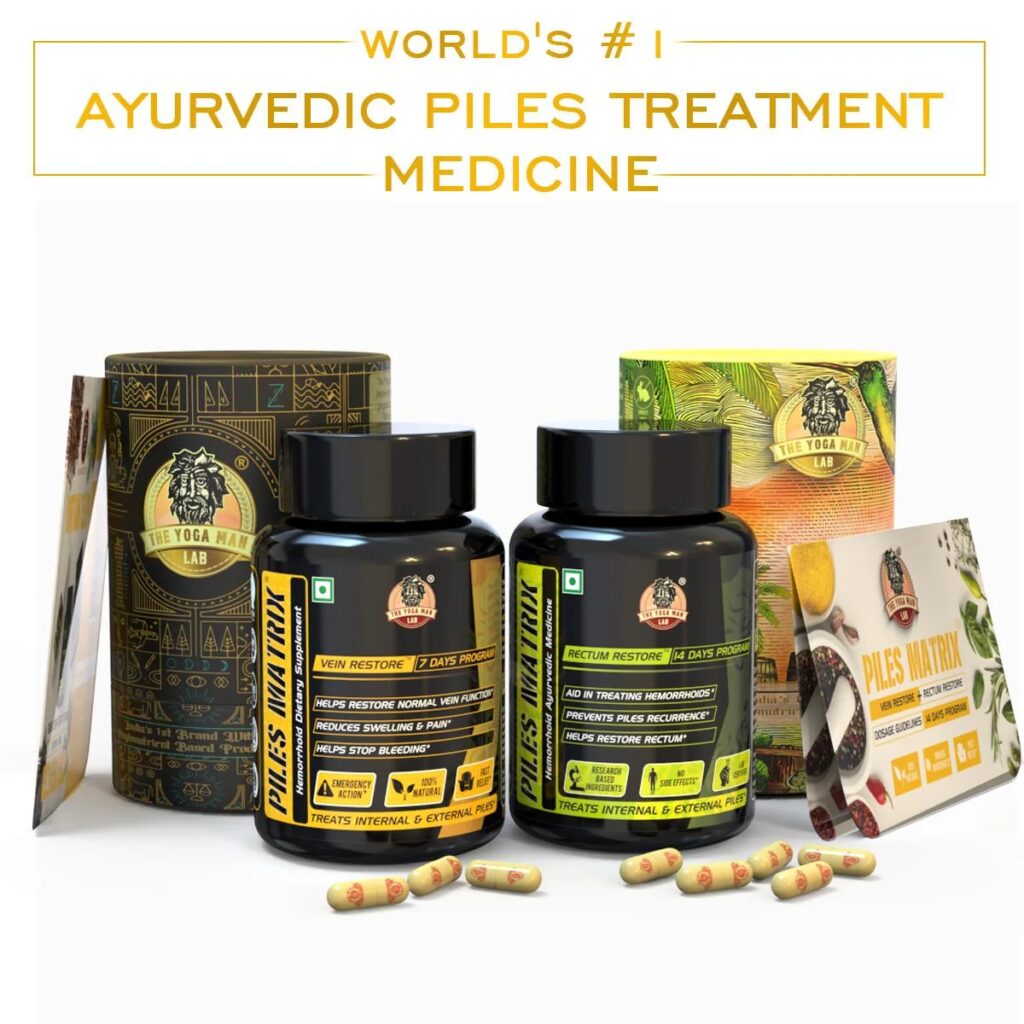Best Ayurvedic Tablet for Piles by Yoga Man Lab