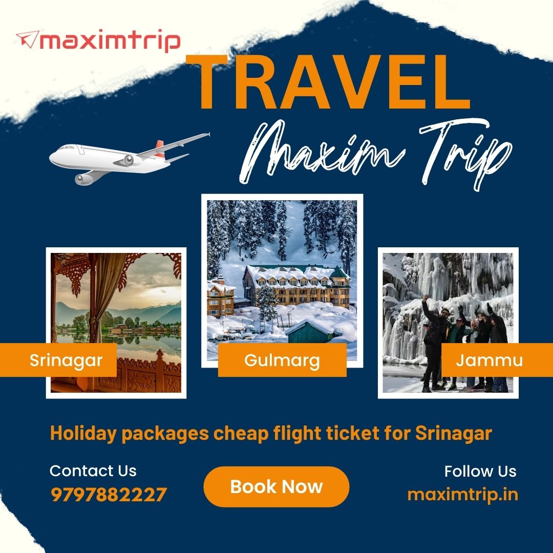 Srinagar to Jammu cheap flight ticket booking