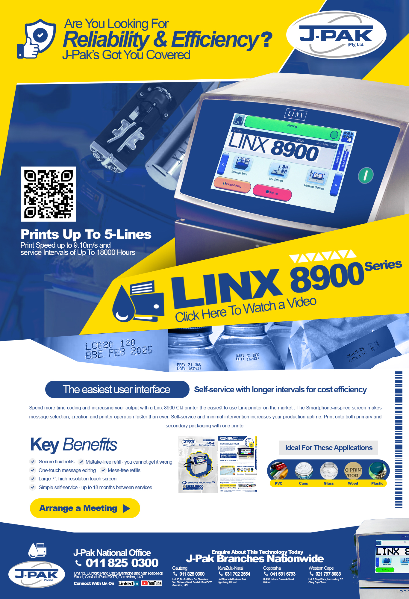 Efficient Printing Solutions with Linx Solvent