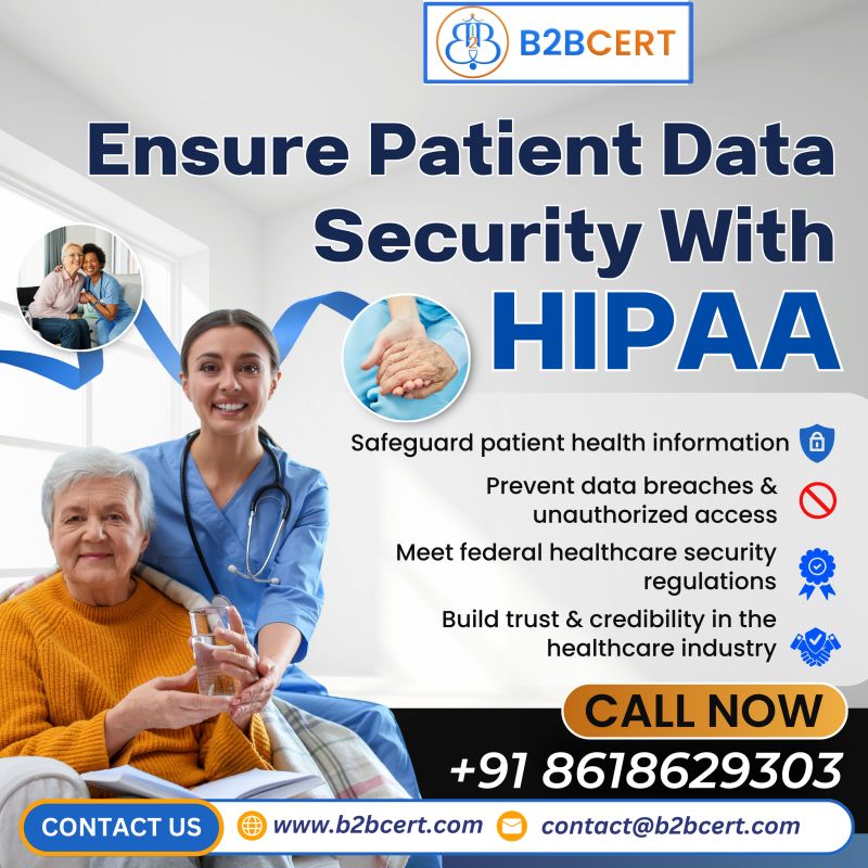 HIPAA Certification in USA – Achieve Nationwide Healthcare Data Compliance