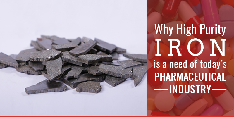 High purity iron powder for the pharmaceutical Industry